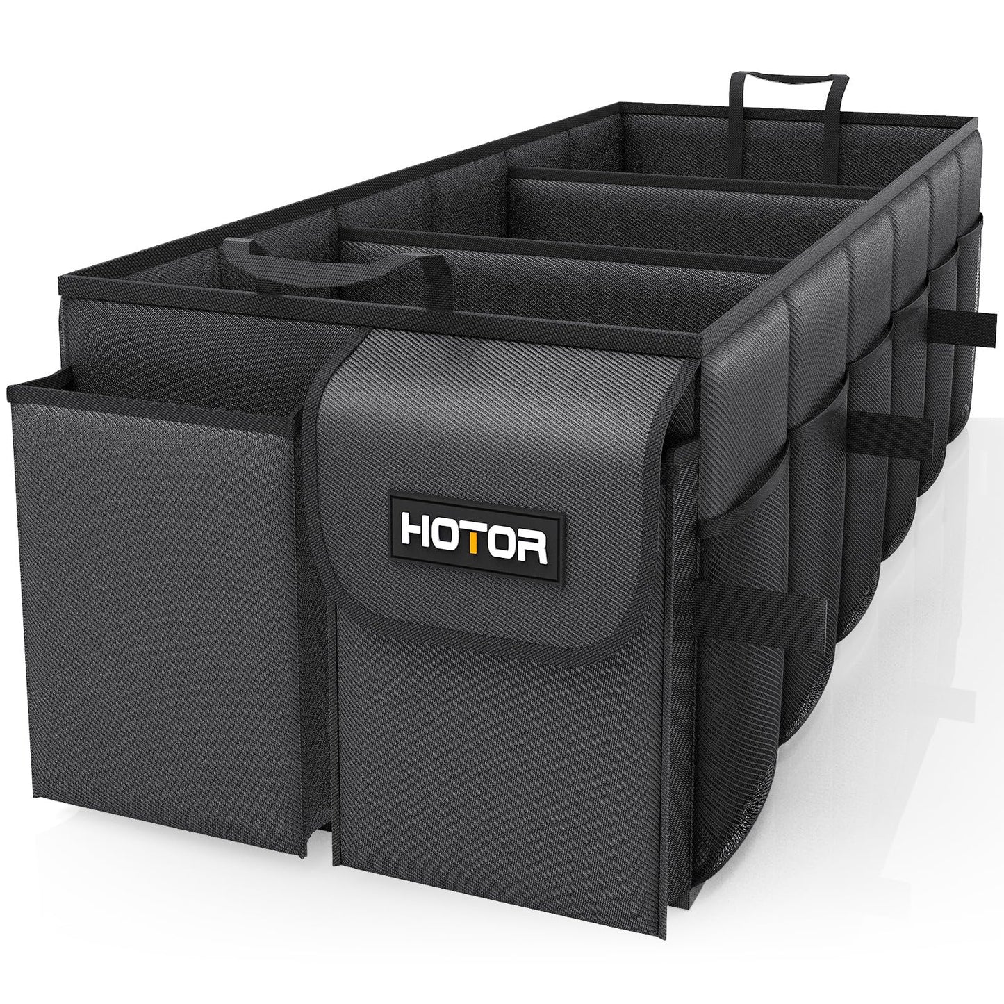 HOTOR Trunk Organizer - Foldable Car Organizer for SUVs & Sedans Storage