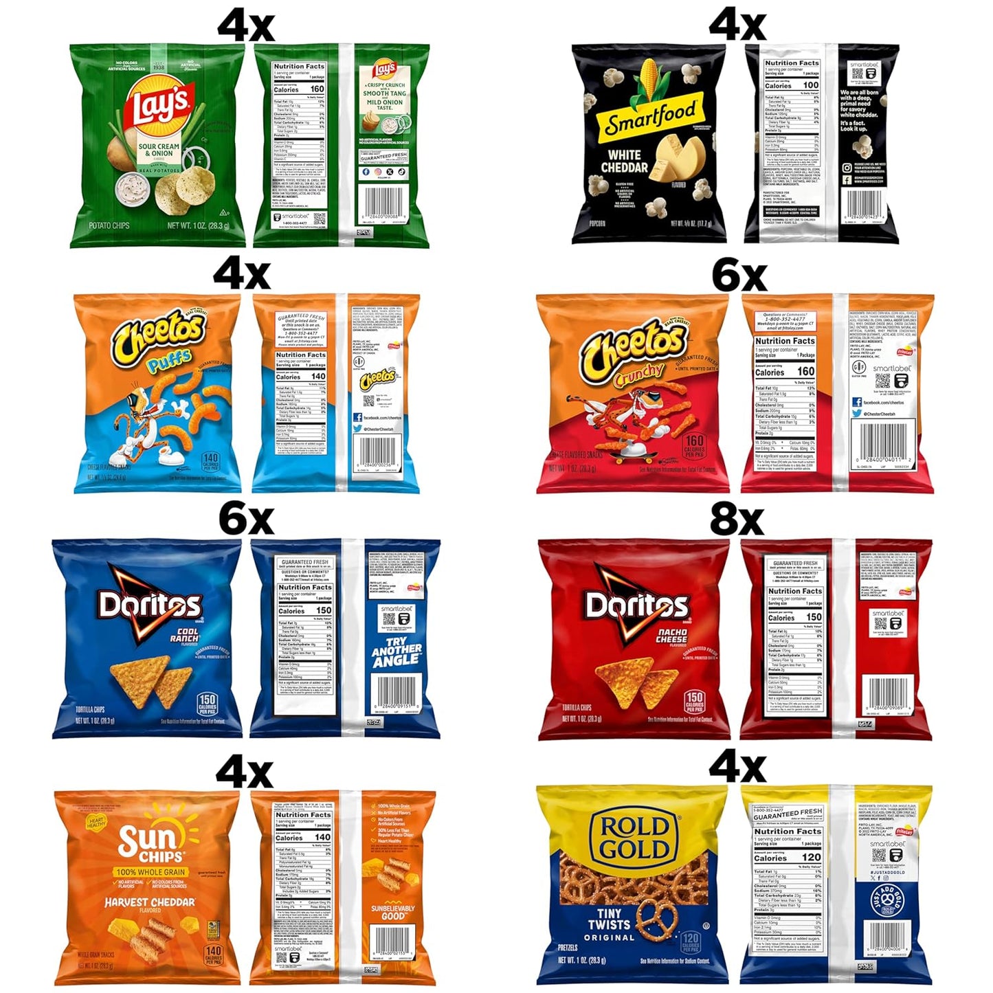 Frito-Lay Fun Times Mix Variety Pack, 40 Count