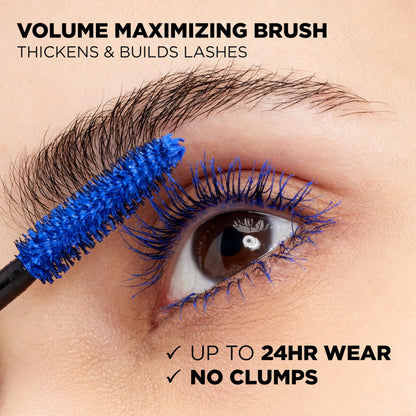 L’Oreal ParisVoluminous Waterproof Volume Building Mascara, Black [360], 0.28 oz (Pack of 3)