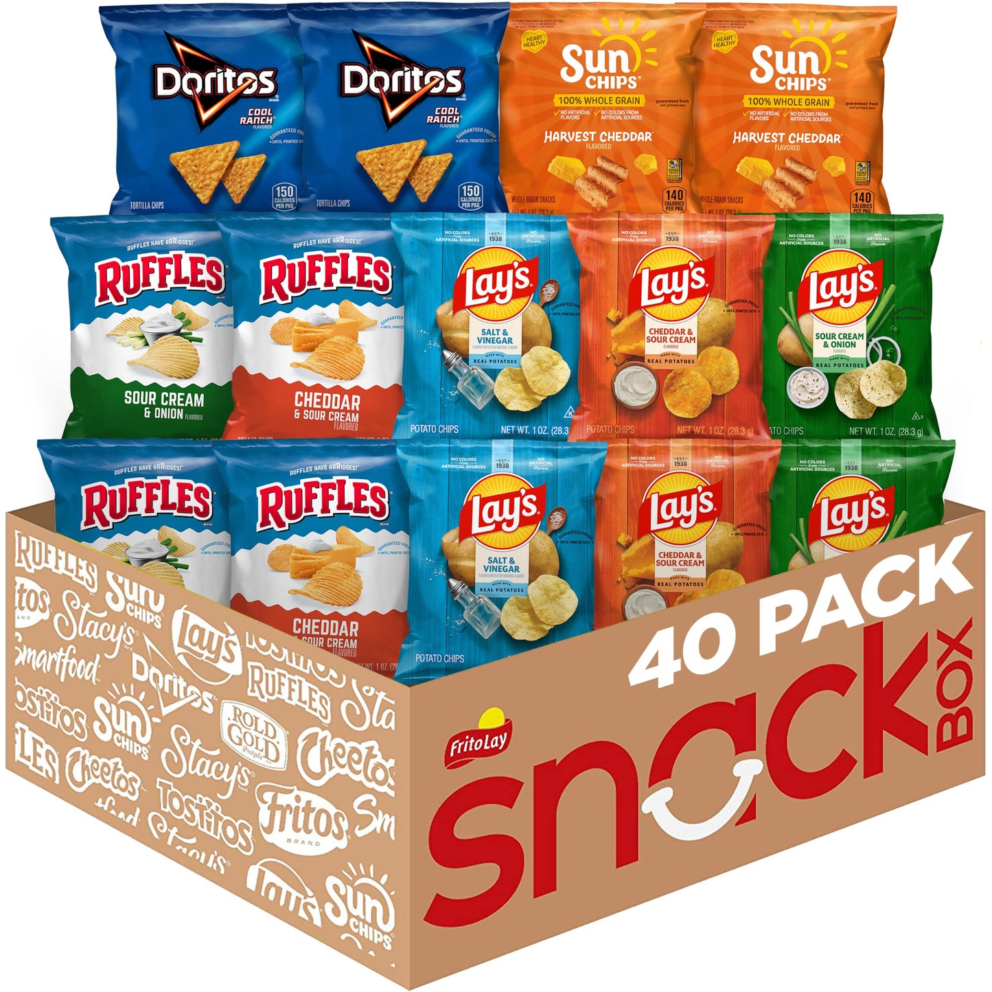 Frito-Lay Fun Times Mix Variety Pack, 40 Count