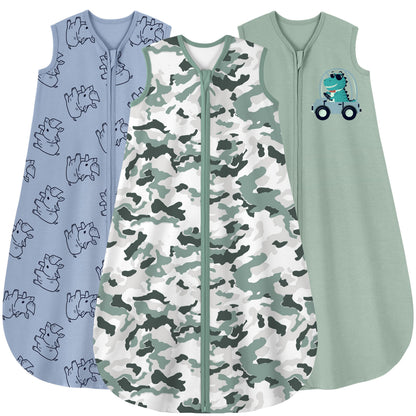 Yoofoss Baby Sleep Sack 0-6 Month 0.5TOG 100% Organic Cotton 2-Way Zipper
