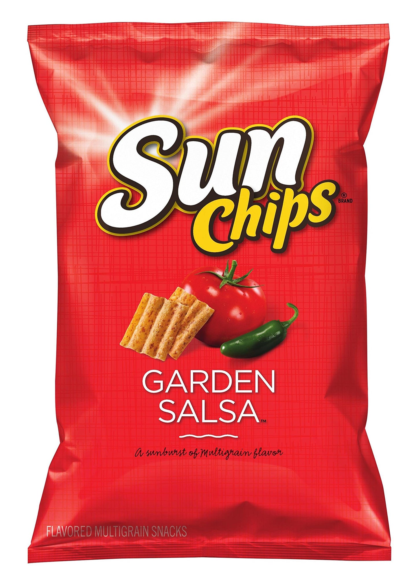 SunChips 100% Whole Grain Chips, Variety Pack, 1 oz Bags, Pack of 40, No Artificial Flavors, Colors