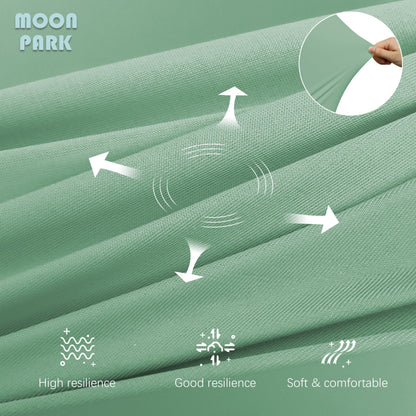 MOON PARK Pregnancy Pillows for Sleeping - U Shaped Full Body Maternity Pillow with Removable Cover - Support for Back, Legs, Belly, HIPS - 65 Inch - Aquamarine