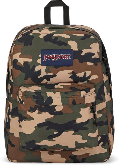 JanSport SuperBreak One Backpack - Durable, Lightweight Bookbag with 1 Main Compartment, Front Utility Pocket with Built-in Organizer - Premium Backpack, Bad Bows