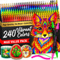 ARTISTRO Dual-Tip Acrylic Paint Marker Pens - Set of 36