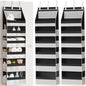 Criusia Over the Door Organizer, Heavy-Duty 6-Shelf Hanging Storage with 13 Mesh Pockets, 55lbs Capacity Behind the Door Storage for Nursery, Bathroom, Bedroom, and Dorm, White