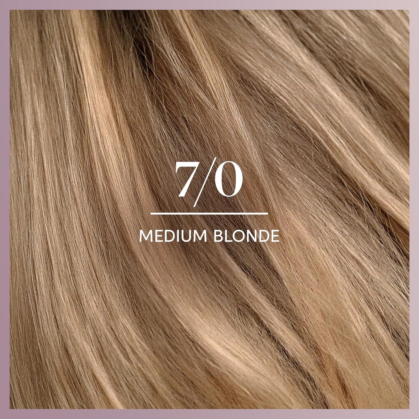 Wella Koleston Deluxe - 0% Ammonia, 100% Grey Coverage, with Hyaluronic Acid, Up to 8 weeks long-lasting & shinier* color – 7/0 Medium Blonde