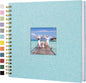 12"x12" Scrapbook Photo Album Linen Cover 40 Sheets 80 Pages White Paper