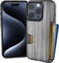 Smartish® iPhone 13 Wallet Case - Wallet Slayer Vol. 1 [Slim + Protective] Credit Card Holder - Drop Tested Hidden Credit Card Slot Cover for Apple iPhone 13 - Black Tie Affair