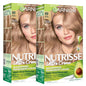 Garnier Nutrisse Ultra Crème Hair Color, Permanent Hair Dye with 100% Gray Coverage, Vegan & Cruelty-Free, 33 Darkest Golden Brown (Caramel Fudge), 1 Count