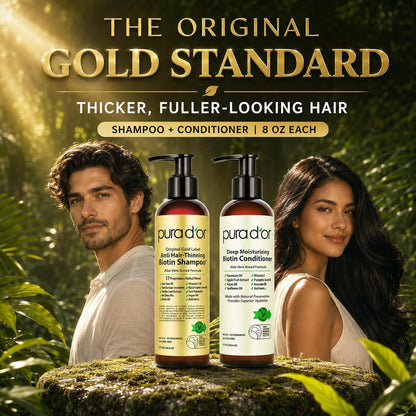 PURA D'OR Deep Moisturizing Biotin Hair Regrwoth Conditioner Thickens, Softens, & Moisturizes Dry, Frizzy, Damaged Hair w/Argan Oil, Pumpkin, Rosemary, Honeysuckle, Vitamin E, Men & Women, 16oz