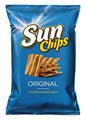 SunChips 100% Whole Grain Chips, Variety Pack, 1 oz Bags, Pack of 40, No Artificial Flavors, Colors
