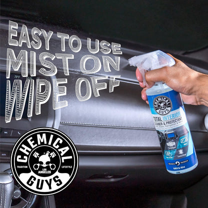 Chemical Guys, Total Interior Cleaner, Protectant & Car Detailer, 16 oz