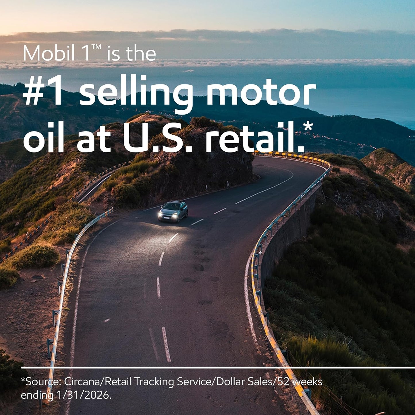 Mobil 1 Advanced Fuel Economy Full Synthetic Motor Oil 0W-20, 5 Quart