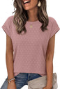 Alaroo Womens Summer Tops Short Sleeve Shirts Crew Neck Tshirt Cute Trendy Tunic Blouses (S-3XL)