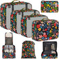 BAGAIL 8 Set Packing Cubes Luggage Packing Organizers for Travel Accessories-Cream