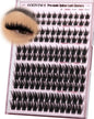 Goddvenus Pre-made Spikes Lash Clusters Wispy Manga Eyelash Clusters