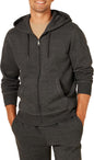 Amazon Essentials Men's Full-Zip Fleece Hoodie Sweatshirt (Available in Big & Tall)