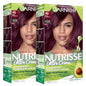 Garnier Nutrisse Ultra Crème Hair Color, Permanent Hair Dye with 100% Gray Coverage, Vegan & Cruelty-Free, 33 Darkest Golden Brown (Caramel Fudge), 1 Count