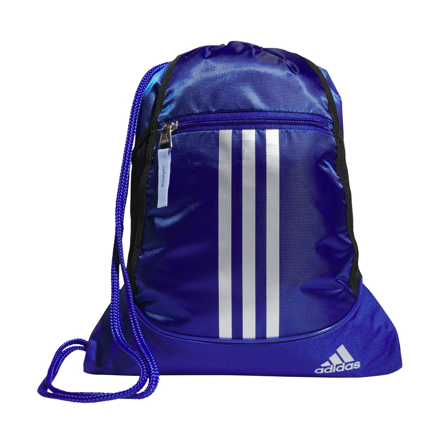 adidas Alliance Sackpack – Drawstring Backpack for Sports, Small Gym Bag, Preloved Teal Green/Black/3, OSFA