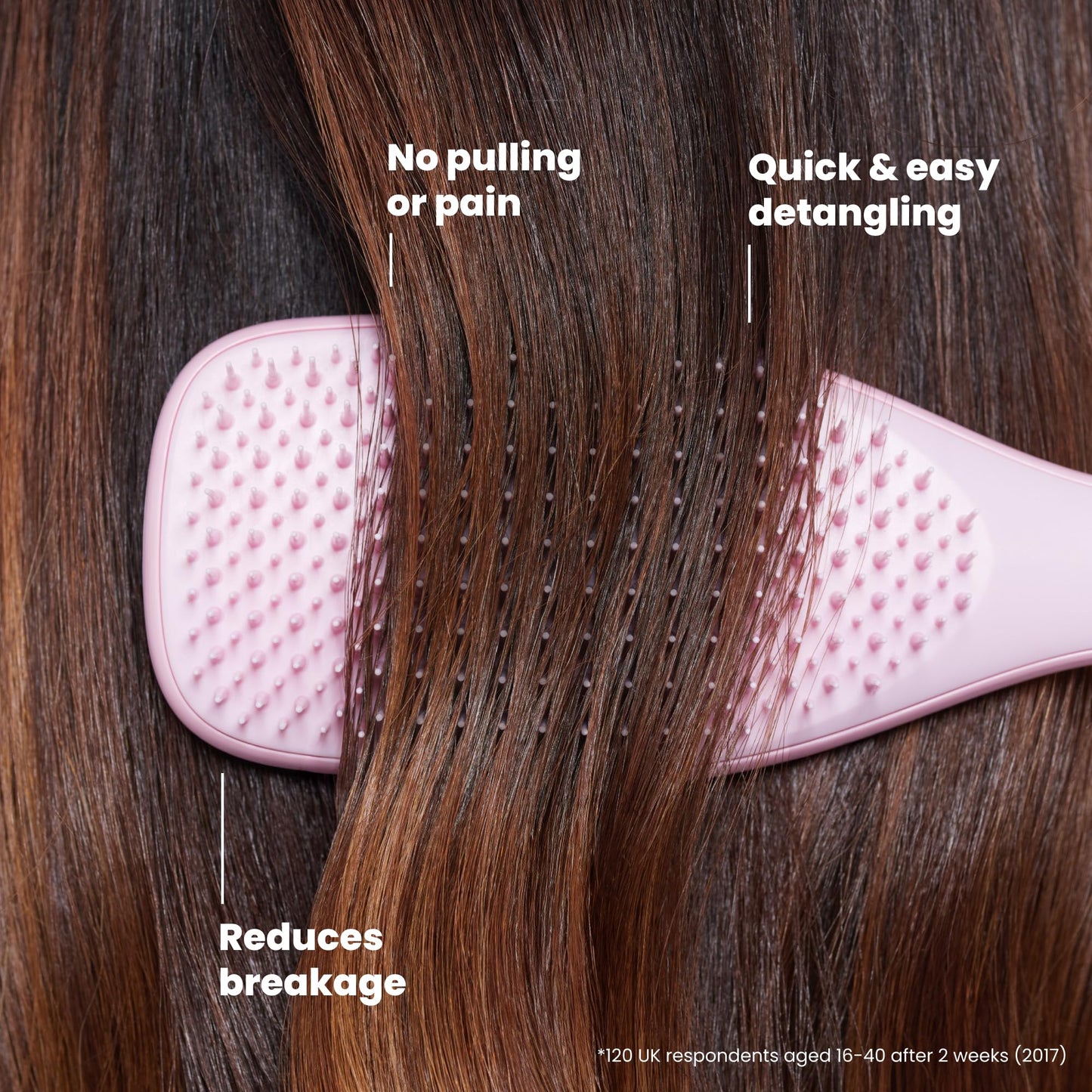 Tangle Teezer Ultimate Detangler Brush, Straight to Wavy, Liquorice Black