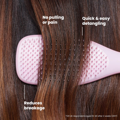 Tangle Teezer Ultimate Detangler Brush, Straight to Wavy, Liquorice Black