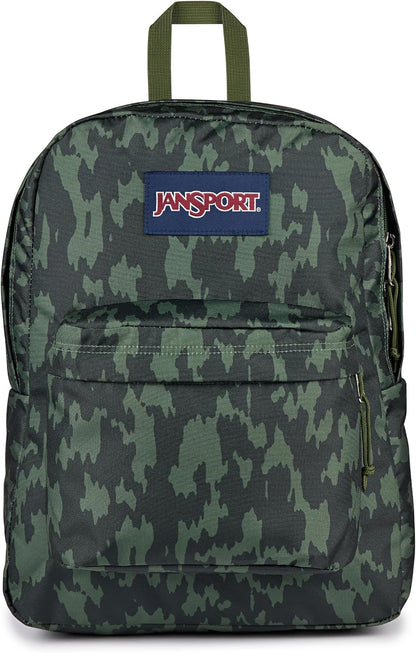 JanSport SuperBreak One Backpack - Durable, Lightweight Bookbag with 1 Main Compartment, Front Utility Pocket with Built-in Organizer - Premium Backpack, Bad Bows