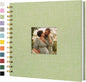 12"x12" Scrapbook Photo Album Linen Cover 40 Sheets 80 Pages White Paper