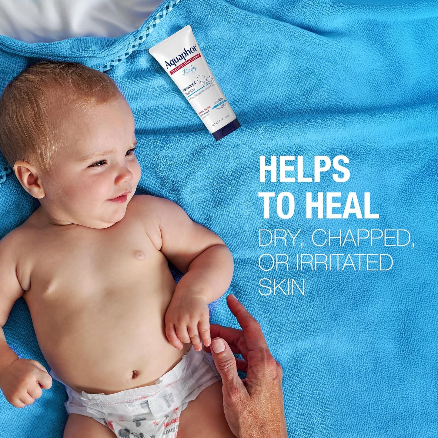 Aquaphor Baby Healing Ointment for Diaper Rash and More, 7 OZ