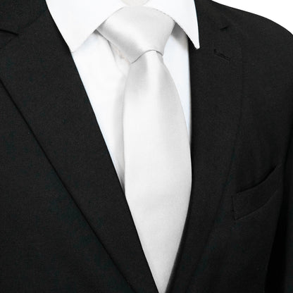 JEMYGINS Solid Color Tie Mens Necktie for Business and Wedding
