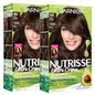 Garnier Nutrisse Ultra Crème Hair Color, Permanent Hair Dye with 100% Gray Coverage, Vegan & Cruelty-Free, 33 Darkest Golden Brown (Caramel Fudge), 1 Count