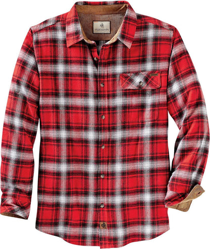 Legendary Whitetails Mens Flannel Long Sleeve Button Down 100% Cotton Shirt