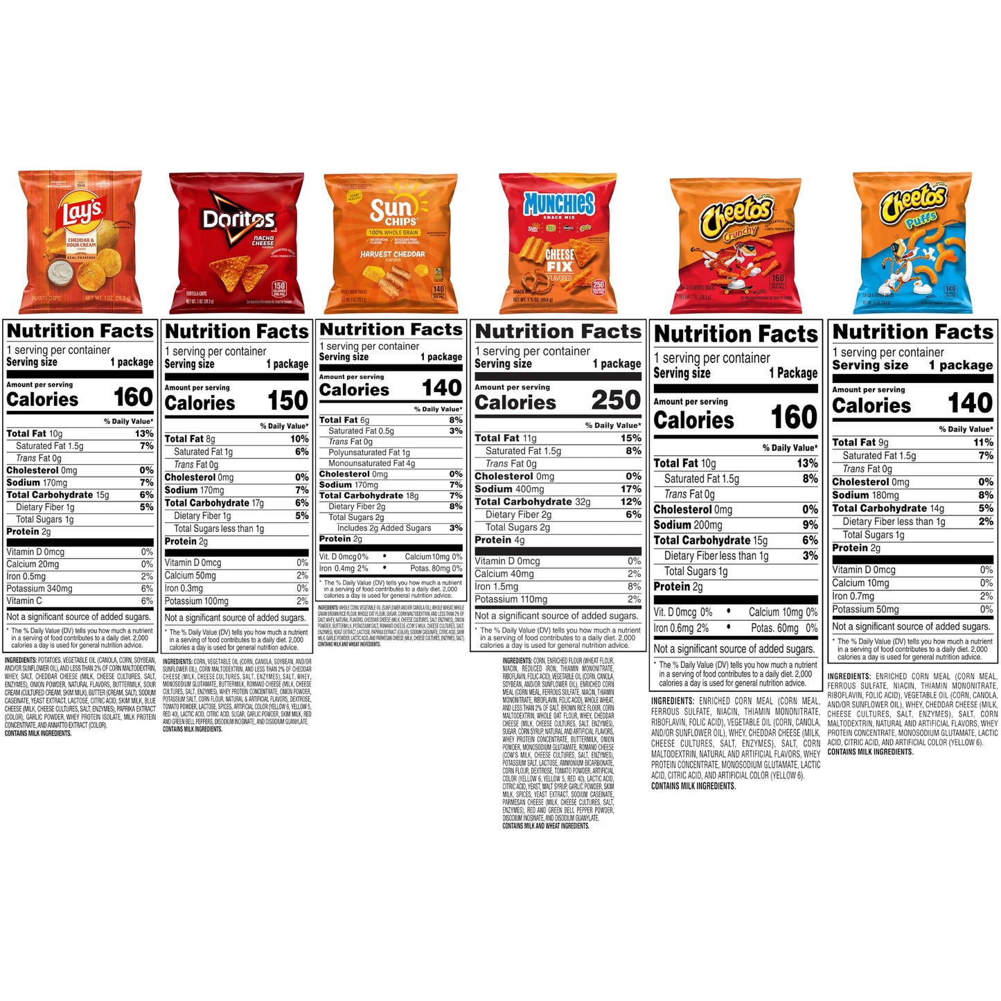 Frito-Lay Fun Times Mix Variety Pack, 40 Count