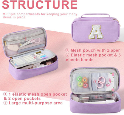 YOOLIFE Initial Bag, Birthday Gifts, Purple (S)