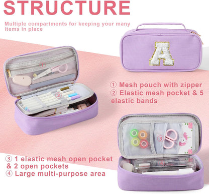 YOOLIFE Initial Bag, Birthday Gifts, Purple (S)