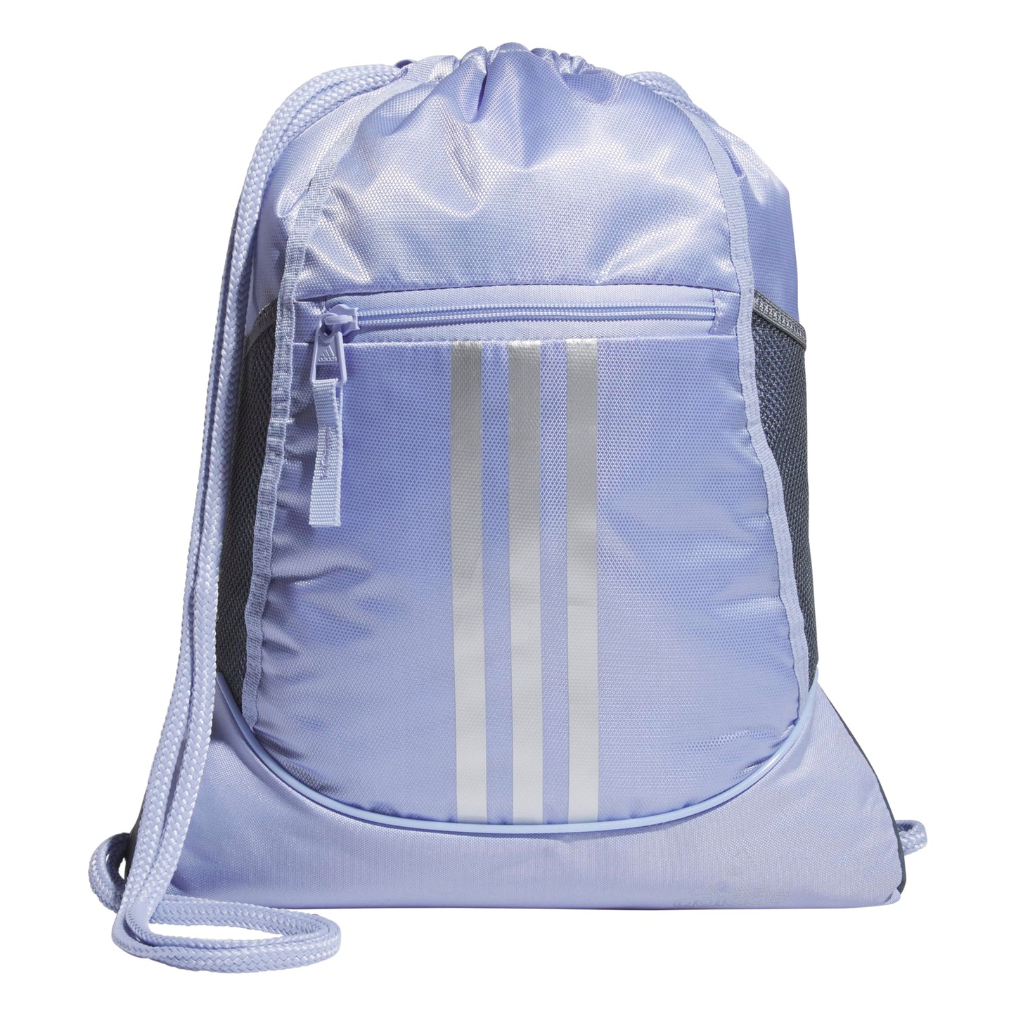 adidas Alliance Sackpack – Drawstring Backpack for Sports, Small Gym Bag, Preloved Teal Green/Black/3, OSFA