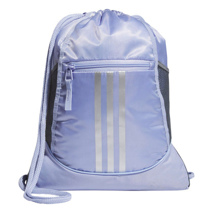 adidas Alliance Sackpack – Drawstring Backpack for Sports, Small Gym Bag, Preloved Teal Green/Black/3, OSFA