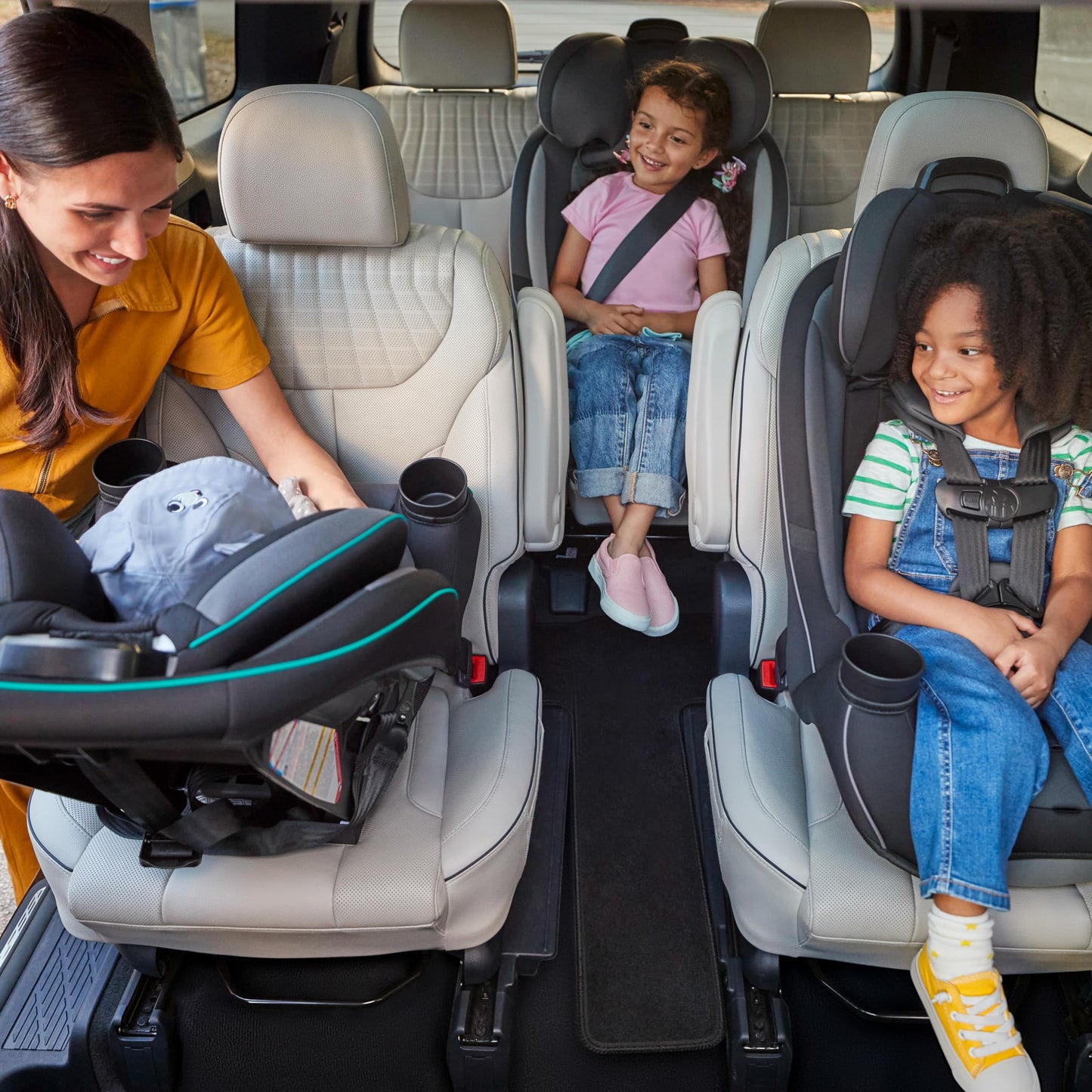 Safety 1st Grow and Go All-in-One Convertible Car Seat, Rear Facing, 5-40 lbs, Forward Facing (30–65 lbs), High Back Booster Seat 40-100 pounds, Alaskan Blue