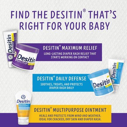 Desitin Maximum Strength Diaper Rash Paste, 40% Zinc Oxide, 4.8 oz