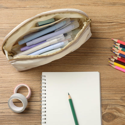 Mr. Pen- Wide-Opening Pencil Case, Triangle Design