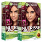 Garnier Nutrisse Ultra Crème Hair Color, Permanent Hair Dye with 100% Gray Coverage, Vegan & Cruelty-Free, 33 Darkest Golden Brown (Caramel Fudge), 1 Count
