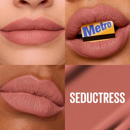 Maybelline Super Stay Matte Ink Liquid Lipstick Makeup, Long Lasting High Impact Color, Up to 16H Wear, Mover, Brown, 1 Count, Packaging May Vary