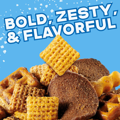 Chex Mix Bold Garlic & Herb Snack Mix, Resealable Tub, 20 oz