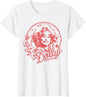 Dolly Parton Rope and Flower Framed Minimalistic Portrait T-Shirt
