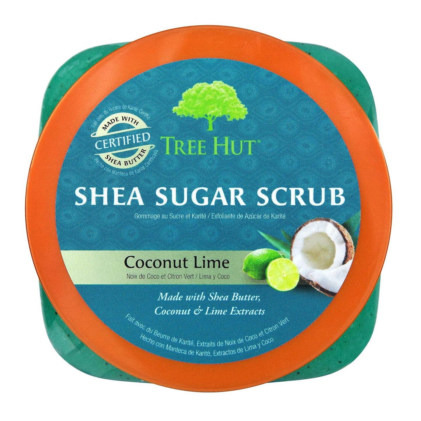 Tree Hut Body Scrub for Women, Pink Hibiscus, 18 Oz