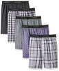 Hanes Men's Underwear Boxers Pack, Cool & Breathable Cotton Underwear, Moisture-Wicking Boxers for Men