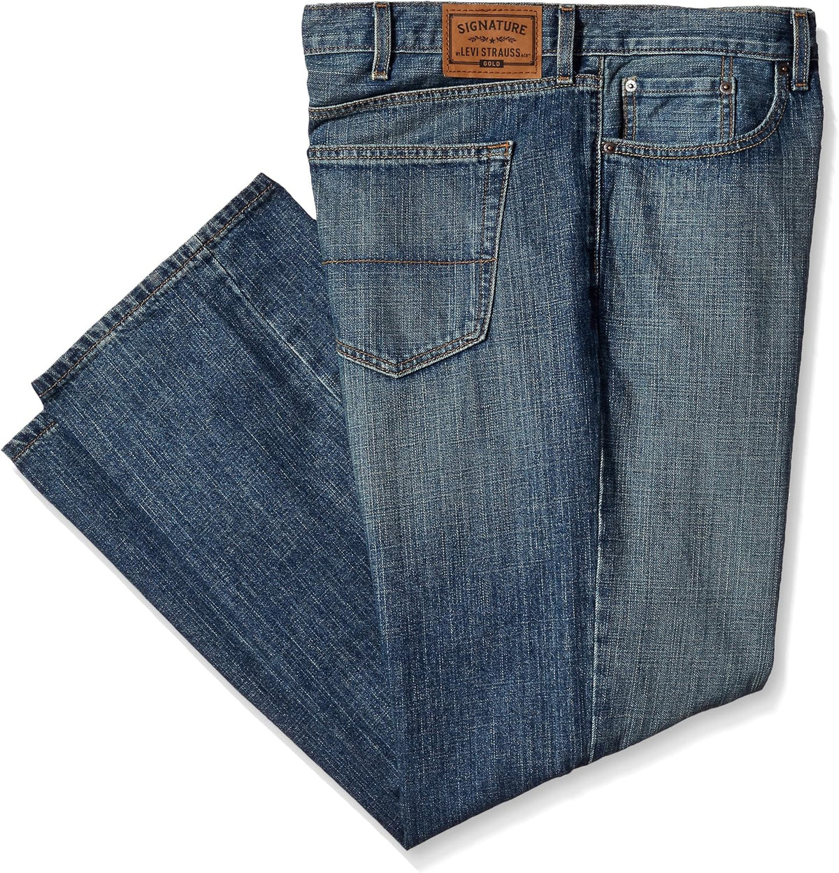 Levi Strauss Signature Gold Men's Relaxed Fit Flex Jeans