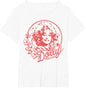 Dolly Parton Rope and Flower Framed Minimalistic Portrait T-Shirt
