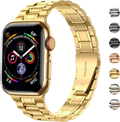 Stainless Steel Bands for Apple Watch 45Mm 44Mm 42Mm(Series 3/2/1)